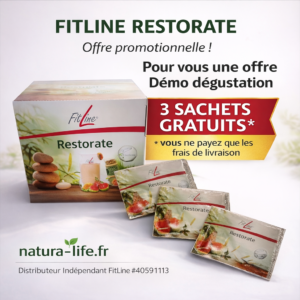 Offre dégustation gratuite FitLine Restorate