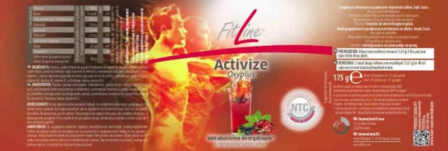 ingrédient fitline activize