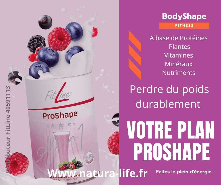 Votre plan Proshape fitLine jeminci.fr