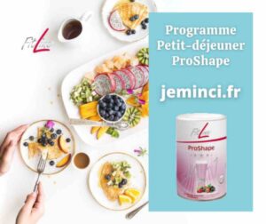 programme proshape petit déjeuner Proshape FitLine