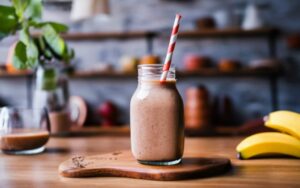 smoothie proteine chocolat