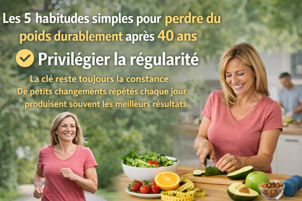 5 habitudes simples pour perdre du poids