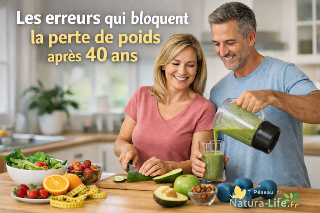 perte de poids après 40 ans alimentation saine et mode de vie équilibré