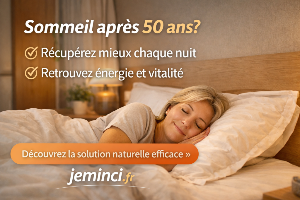 Sommeil réparateur après 50 ans