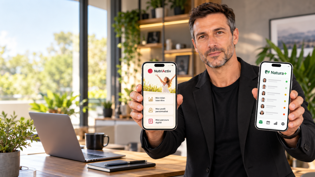 Démonstration d’applications bien-être au bureau